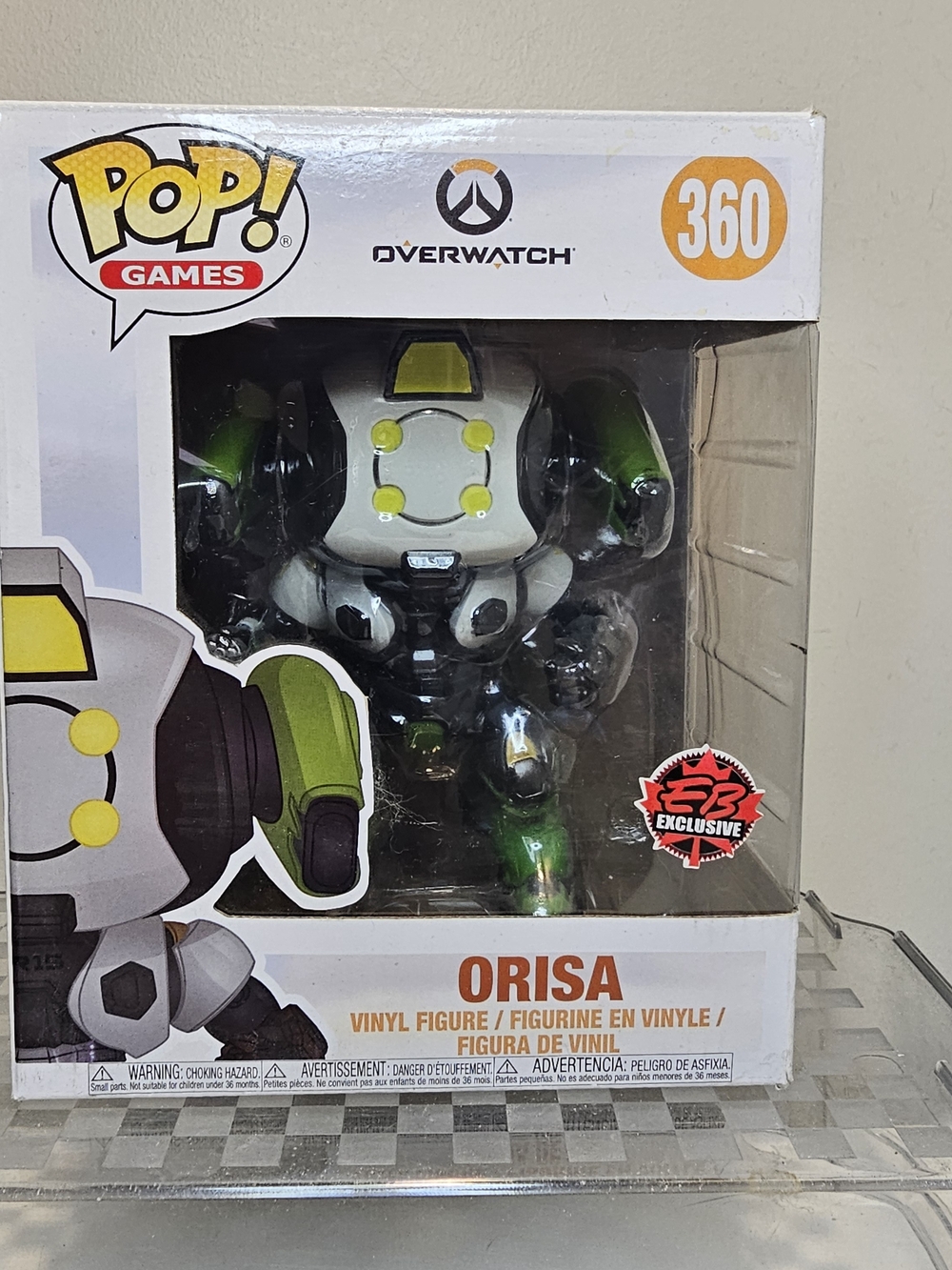 Funko Pop! Games Overwatch Orisa Vinyl Figure - White, Green, Black